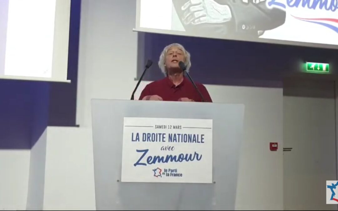 Meeting « La droite nationale avec Zemmour » – Pierre Cassen (12/03/2022)