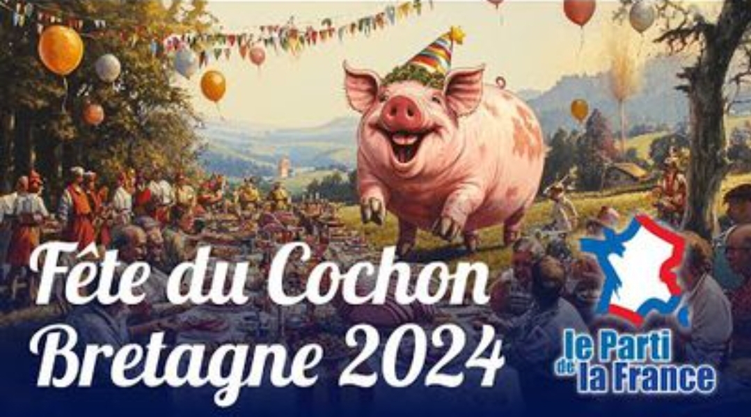 Reportage sur la Fête du cochon du PdF Bretagne !