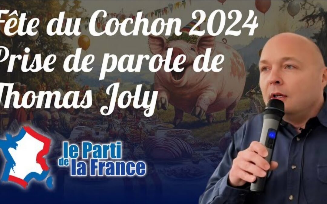 Discours de Thomas Joly en Bretagne !