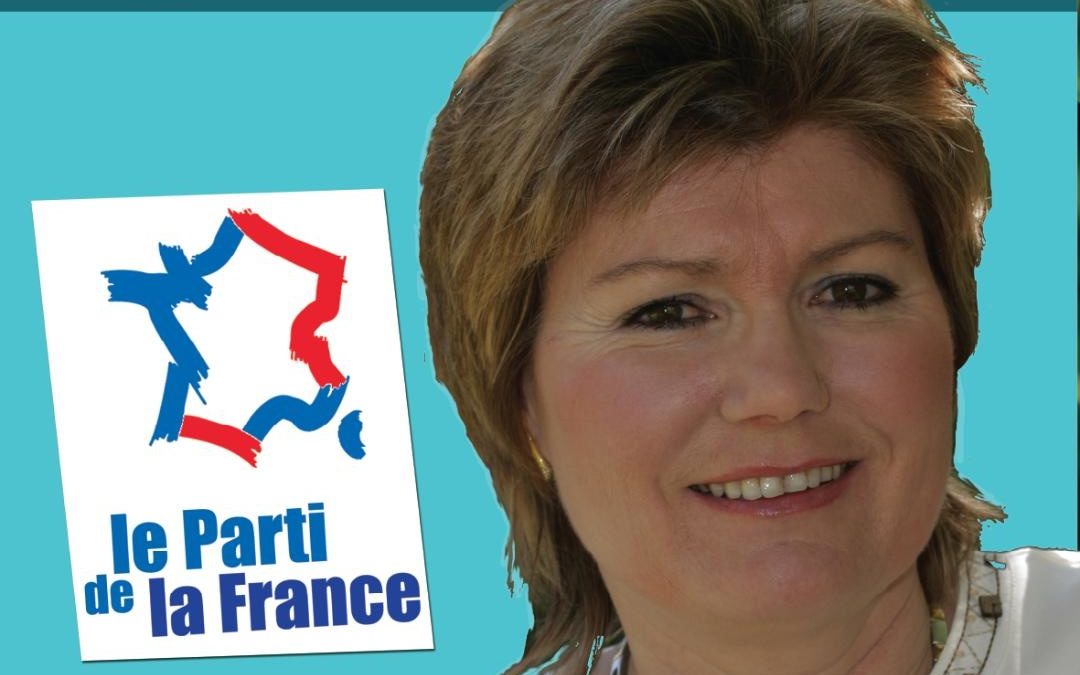 Huguette François, candidate du Parti de la France pour la législative partielle dans la 1ère circonscription du Val d’Oise