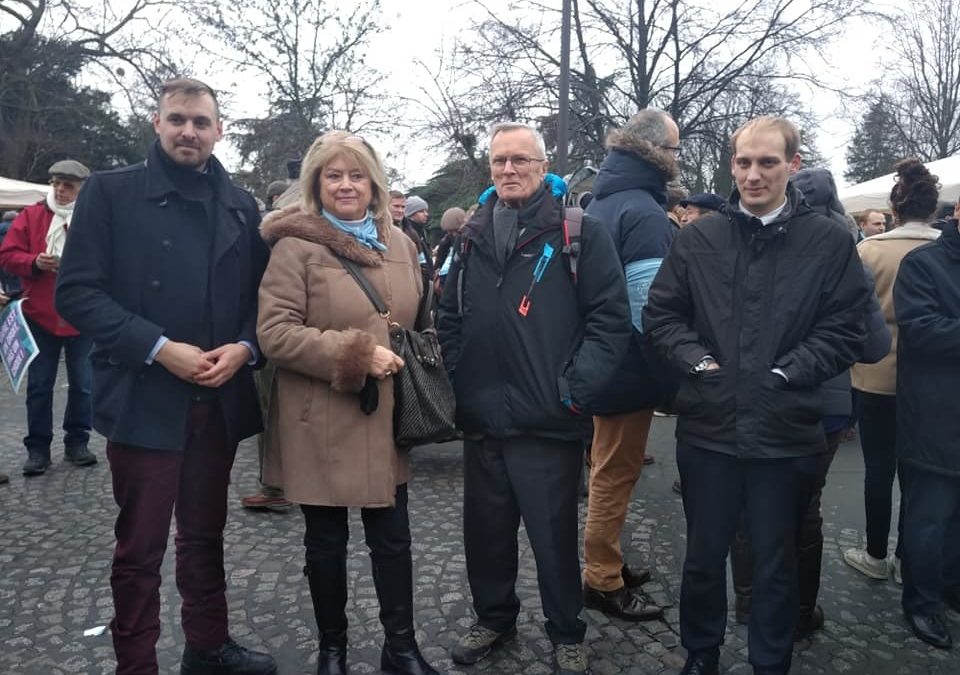 Le Parti de la France était présent à la Marche pour la Vie 2019