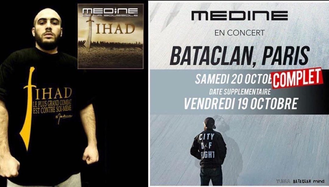 Programmation indécente d’un rappeur Islamiste au Bataclan