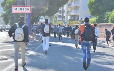 300 migrants ont passé la frontière entre l’Italie et la France vendredi matin.