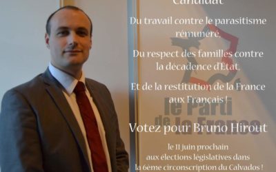 Bruno Hirout, candidat dans la 6ème circonscription du Calvados pour les élections législatives