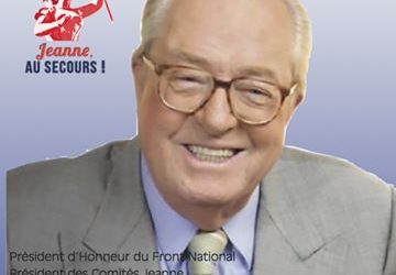 Carl Lang avec Jean-Marie Le Pen le 21 janvier à Palavas les Flots