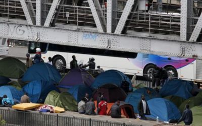 Evacuation d’un camp de migrants à Paris… et pour être reloger à nos frais où ?