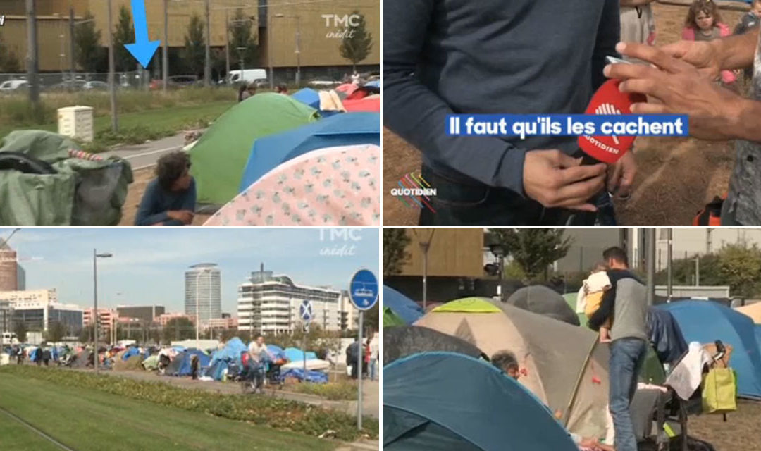 La police de Lyon a demandé aux migrants de « se faire le plus discret possible » lors du passage de Macron