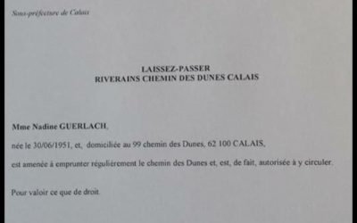 La préfecture accorde des « ausweis » aux Calaisiens pour qu’ils puissent circuler dans leur propre ville