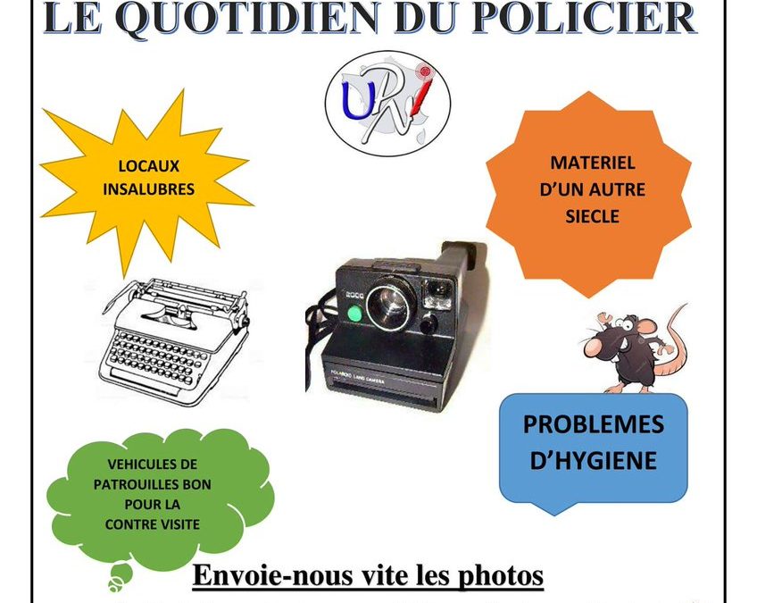 Matériel vétuste: des policiers lancent un concours photo pour dénoncer leurs conditions de travail