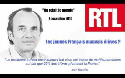 RIOUFOL SUR L’IMMIGRATION : «IL Y A UNE CRAINTE DES POPULATIONS LOCALES D’ÊTRE MINORITAIRES DANS LEUR PROPRE PAYS»