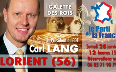 Rappel : Carl Lang à Lorient avec Lorrain de Sainte-Affrique samedi 28 janvier