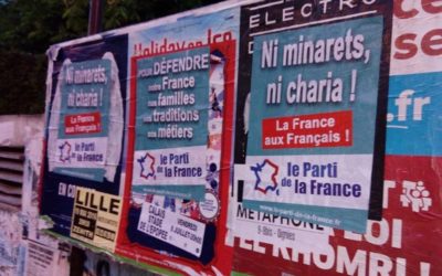 Tractage contre la mosquée FN d’Hénin Beaumont, Le Parti de la France se mobilise